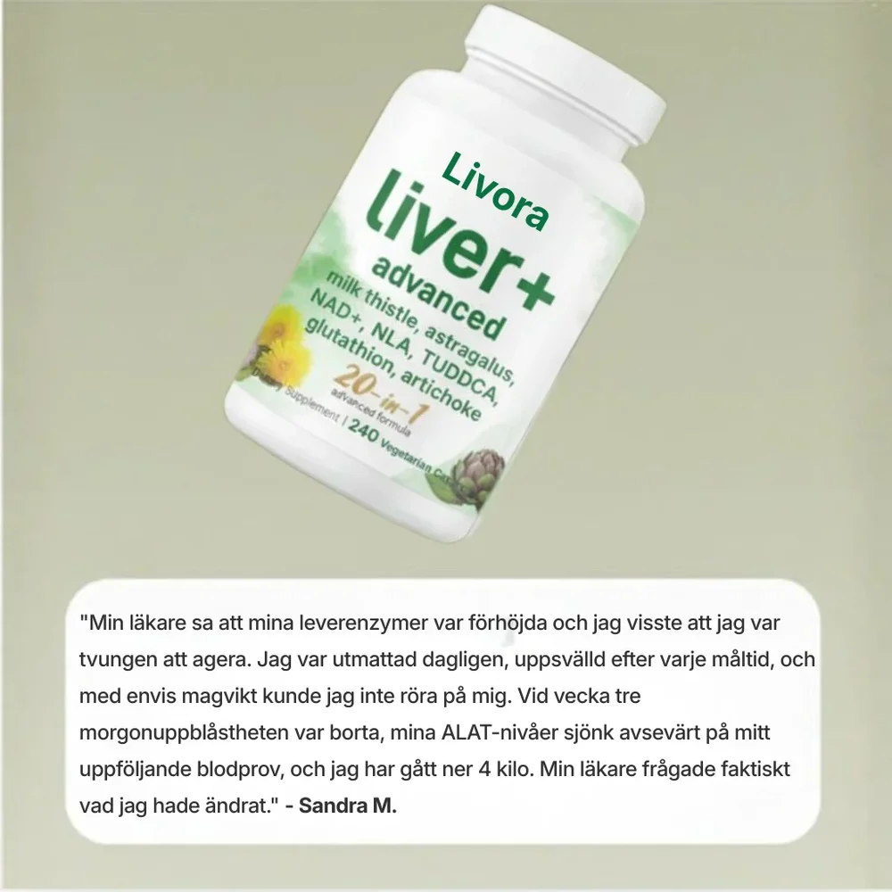 Livora® | Stöd alla aspekter av leverns hälsa – från avgiftning och inflammation till energi och cellåteruppbyggnad - Bild 3