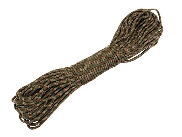Nylon paracord 30 m – Forest Camo - Bild 3