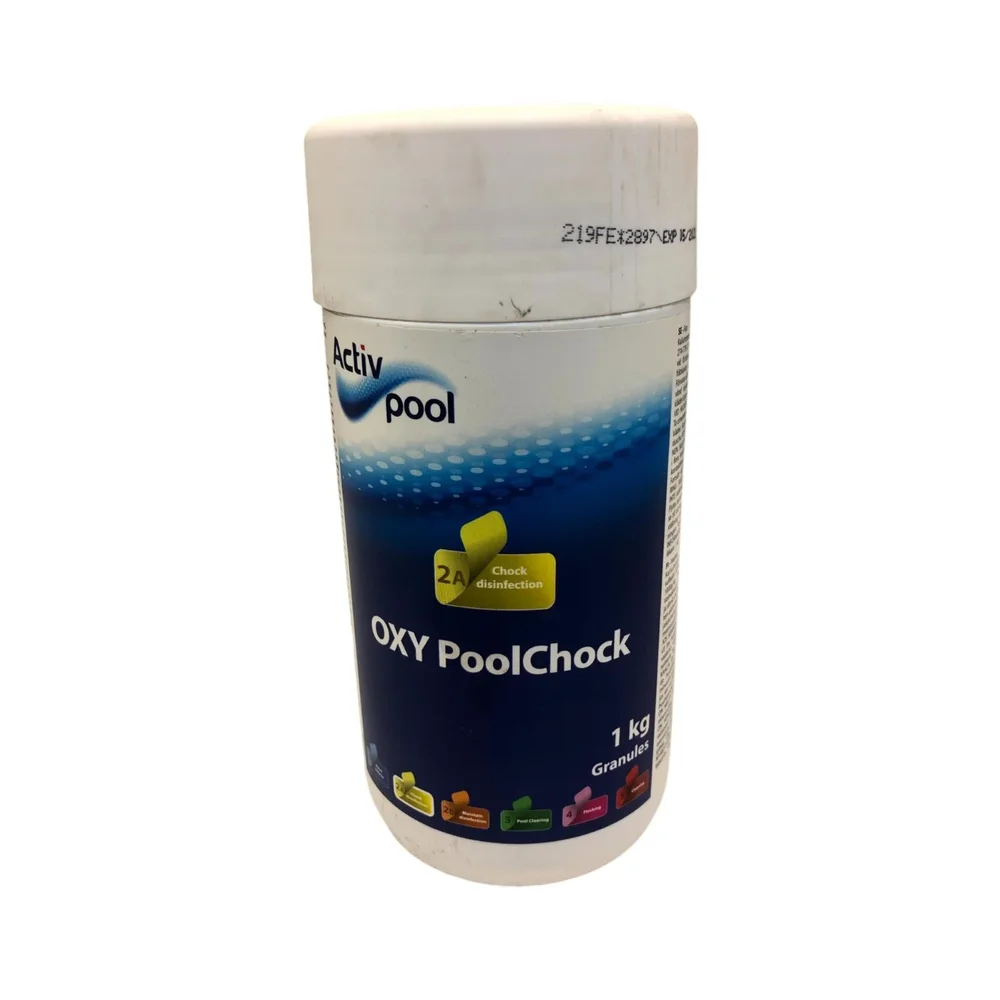 Activ Pool Oxy PoolChock 1 kg Graulat (klorfri) Activ Pool Oxy PoolChock 1 kg Graulat (klorfri)