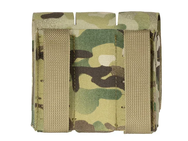 Triple pistolmagasinlomme med klap, laser-cut – Multicam - Bild 2