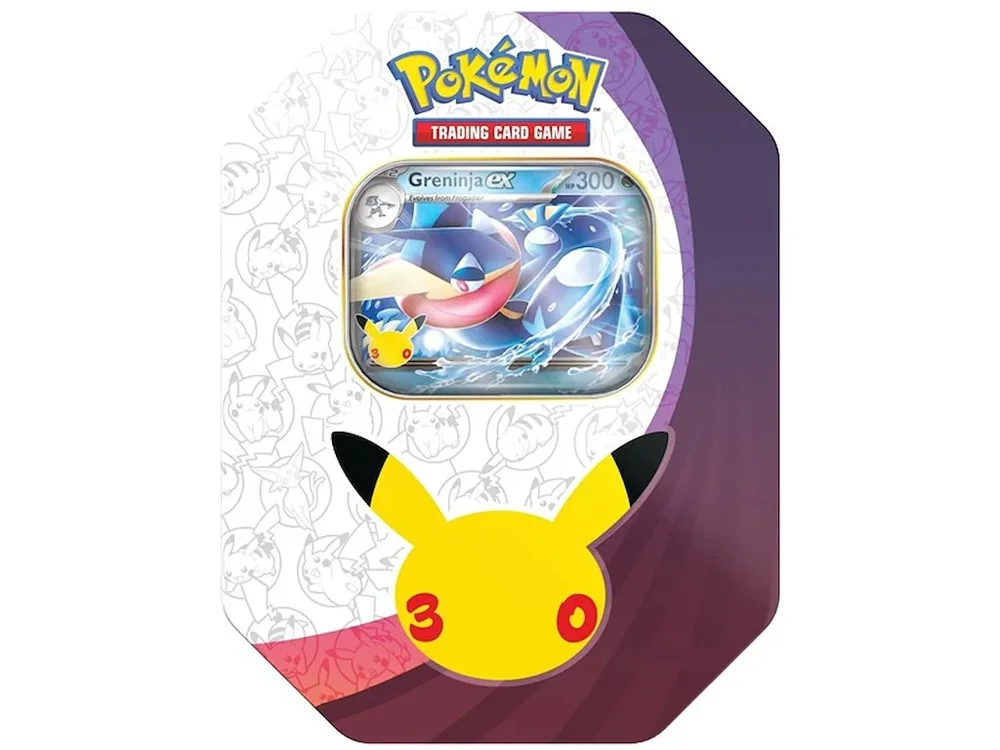 Pokémon 30th Celebration ex Tin  Sylveon/Greninja ass. Forudbestilling - Bild 1