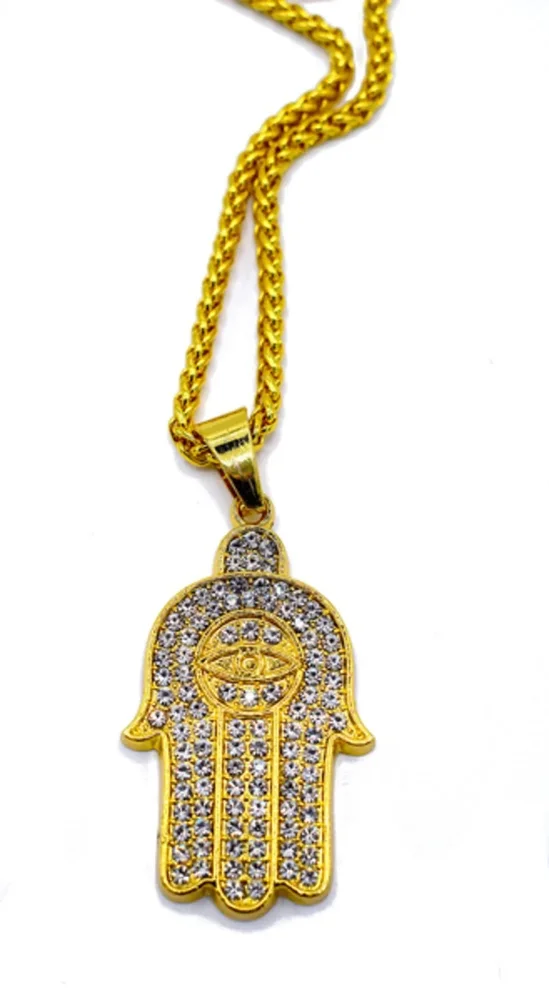 Iced Fatimas hand halsband - Bild 2