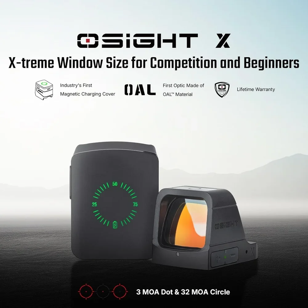 OLIGHT Osight X rødpunktsigte med magnetisk ladecover - Bild 2