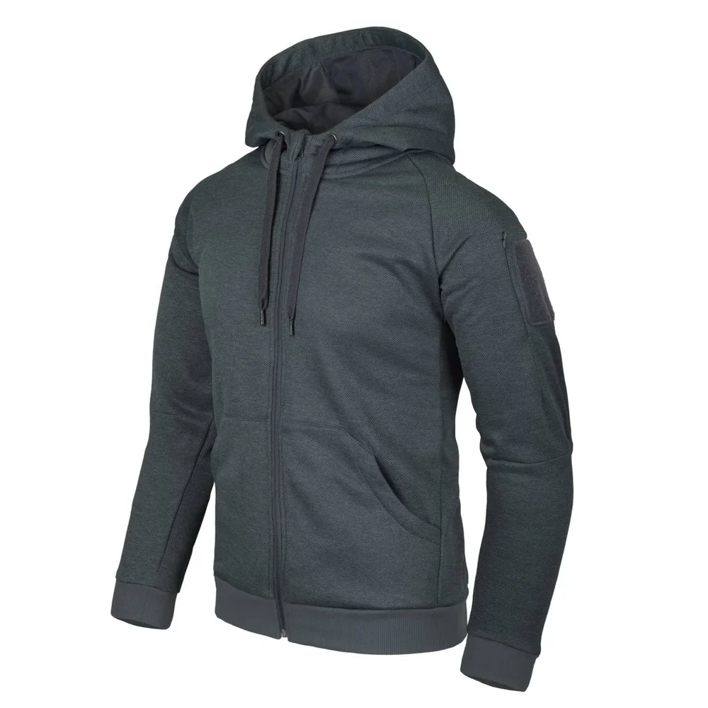 HELIKON URBAN TACTICAL HOODIE (FullZip) - Melange Black/Grey - Bild 1
