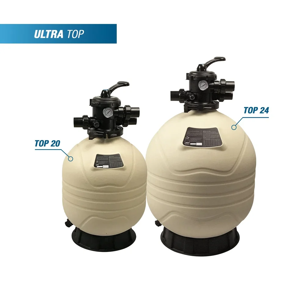 Poolex Ultra Top Sandfilter – HDPE-tank, 6-vägsventil - Bild 2