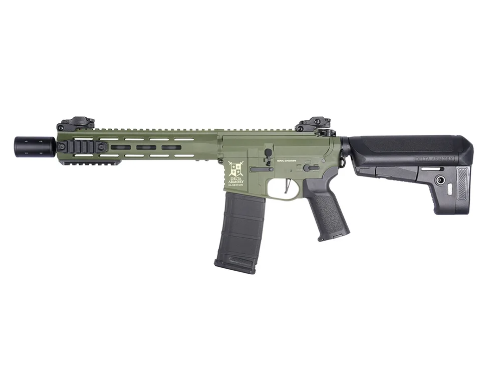 Delta Armory M4 AR15 M-LOK 10″ SilentOps Charlie, Olive Delta Armory M4 AR15 M-LOK 10″ SilentOps Charlie, Olive