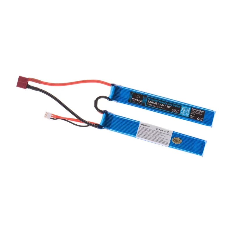 Nimrod LiPo 7.4V 2000mAh 25C Twin Type T-Plug Nimrod LiPo 7.4V 2000mAh 25C Twin Type T-Plug