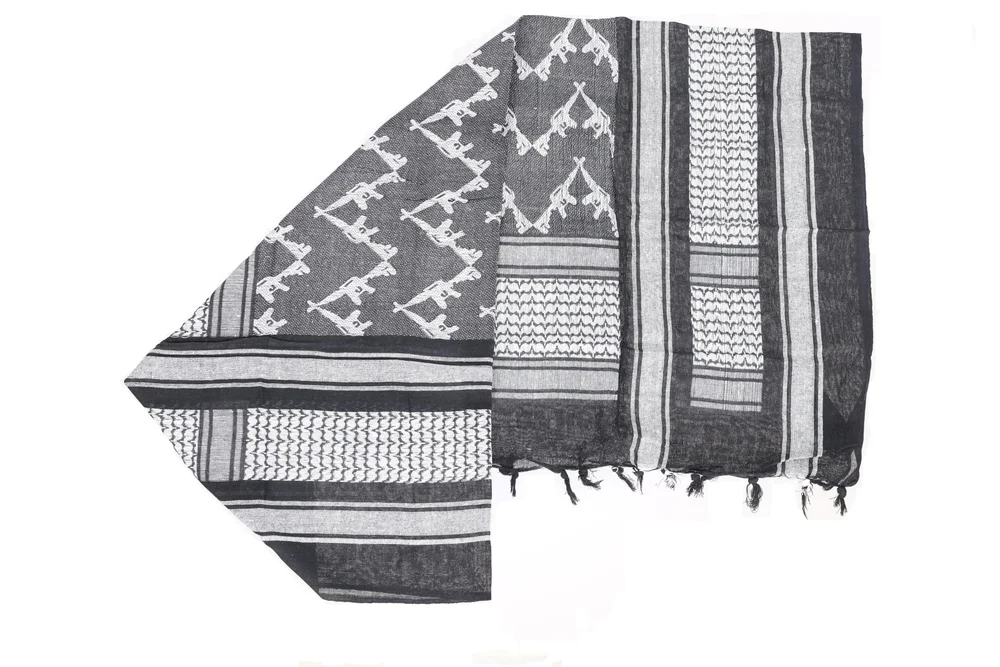 Specna Arms Shemagh Double Gun Sling Black and White - Bild 1