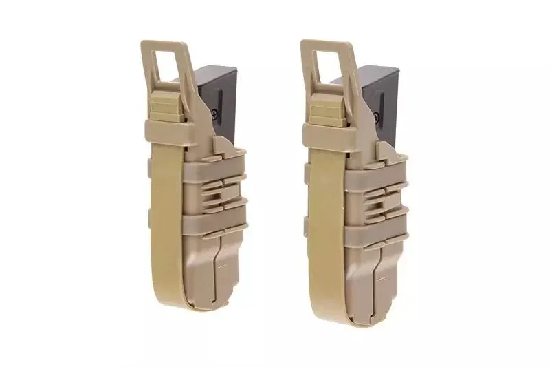 Double Open Pistol magasin Pouch - Tan - Bild 2