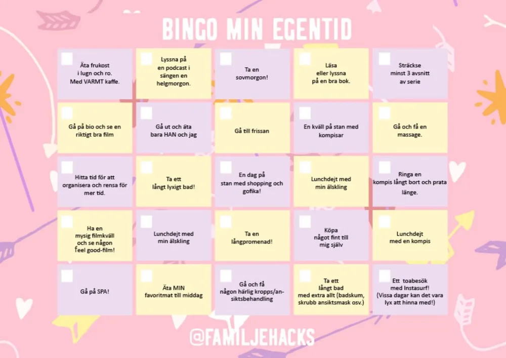 Bingo: Egentid