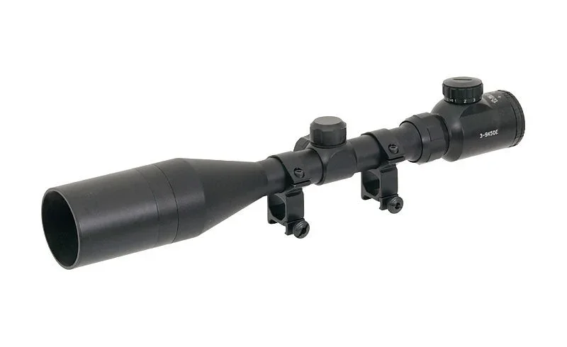 Kikkertsigte 3-9x50E med oplyst sigtekors
