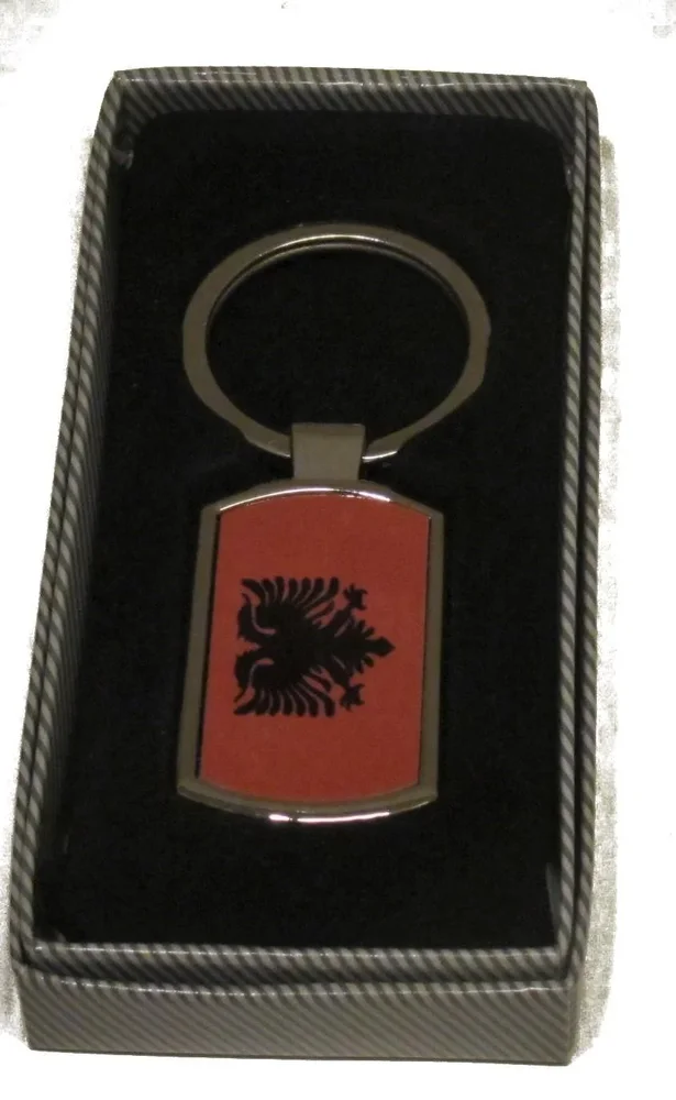 Albanska Flagga nyckelring - Bild 2