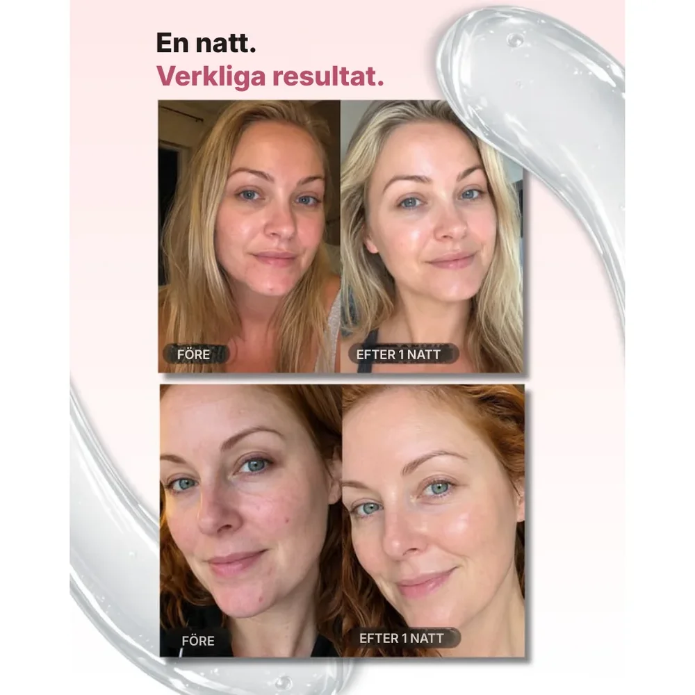 Kiera® Kollagenmask för natten | Din hudvårdsrutin som ger glöd över natten - Bild 3