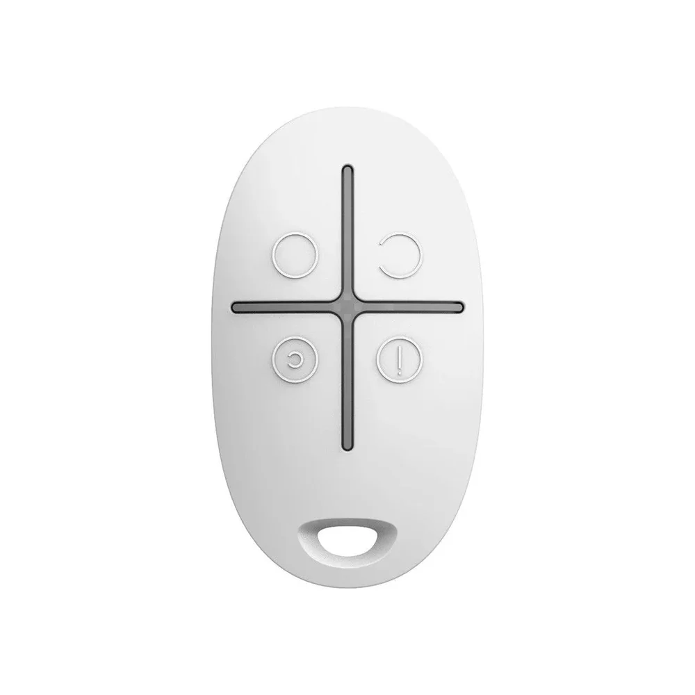 AJAX SpaceControl (8EU) ASP white | Two-way wireless key fob with panic button | Vit - Bild 1