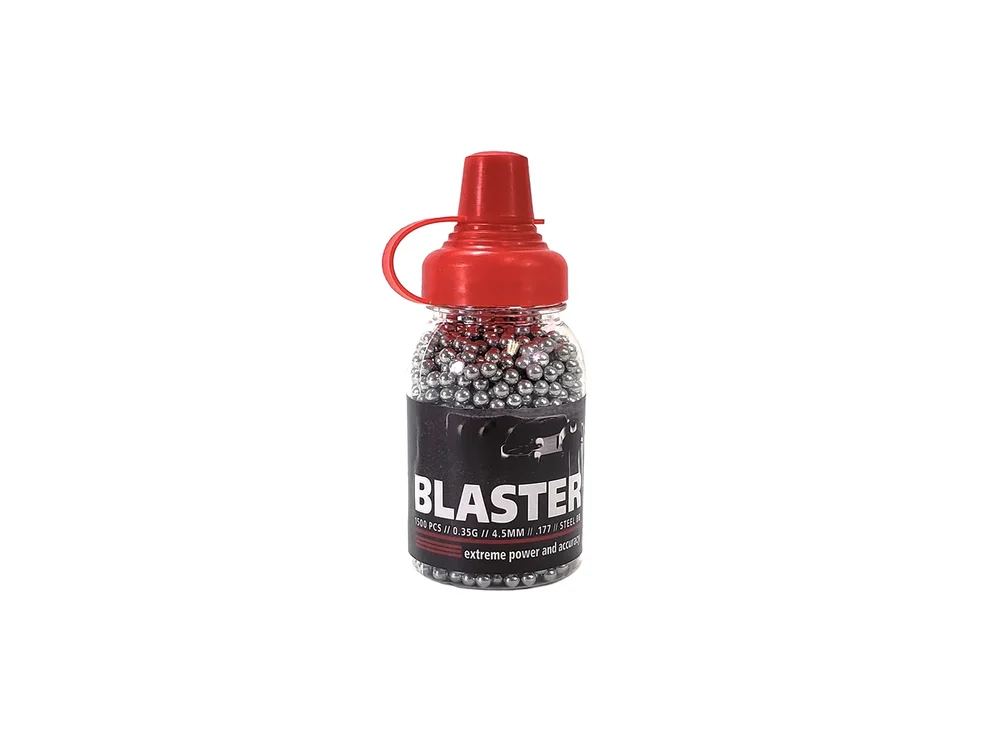Blaster stål kugler, 4,5 mm, 0,35 g, 1.500 stk. - flaske - Bild 1