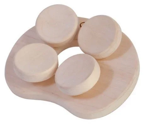 Ergonomiskt nackstöd för bastu – HOLL’S i asp - Bild 1