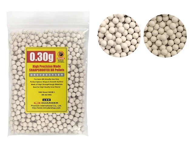 Højpræcisions BB-kugler 0,30 g – 1000 stk. i pose - Bild 2