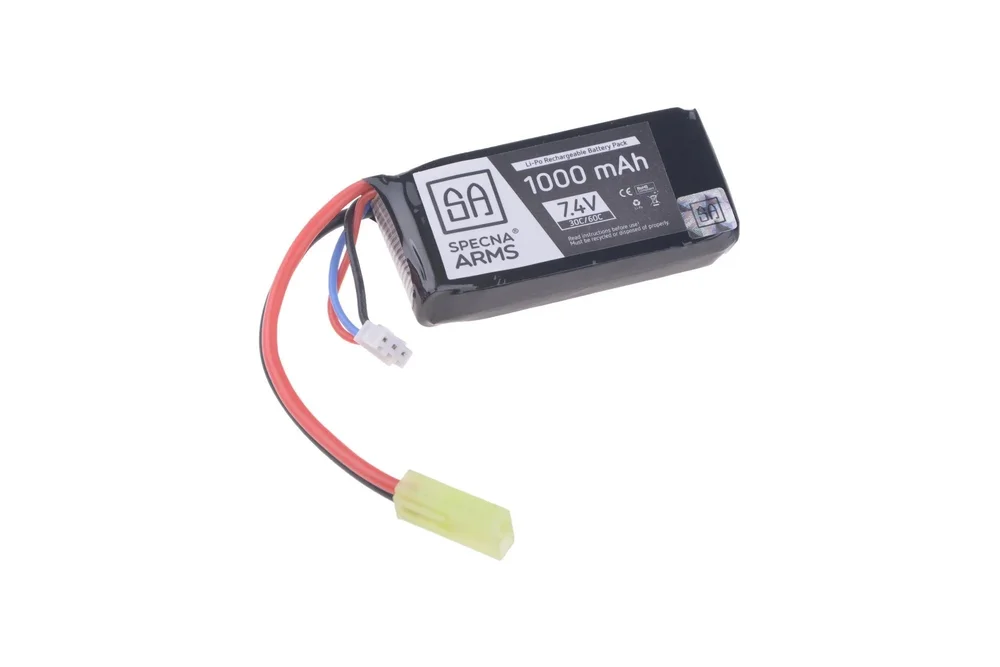 LiPo 7,4V 1000mAh 30/60C (PEQ) Battery LiPo 7,4V 1000mAh 30/60C (PEQ) Battery