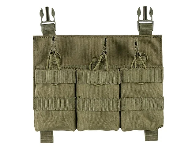 Buckle Up Triple lommepanel til SR25/AR-10/M14/SCAR-H – oliven - Bild 2