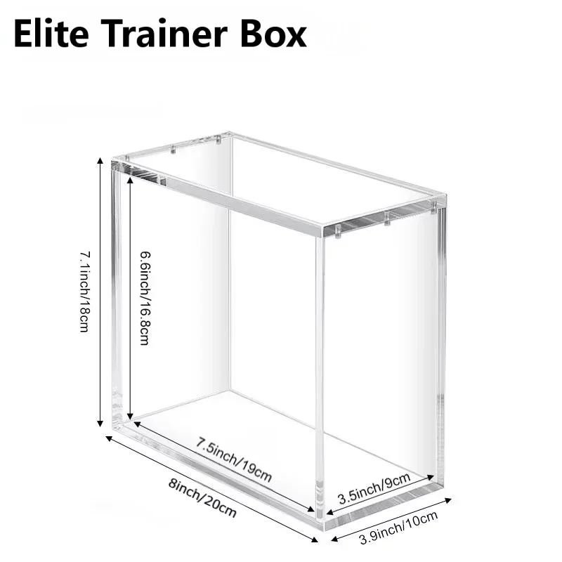 Akryl Display Box til Pokémon Elite Trainer Box (ETB) med UV-beskyttelse Akryl Display Box til Pokémon Elite Trainer Box (ETB) med UV-beskyttelse