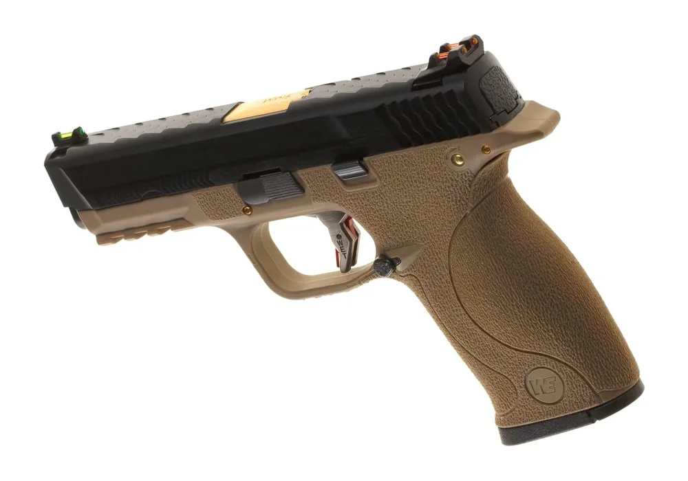 WE WET-05 BK Gold Barrel Metal Version GBB - FDE - Bild 2