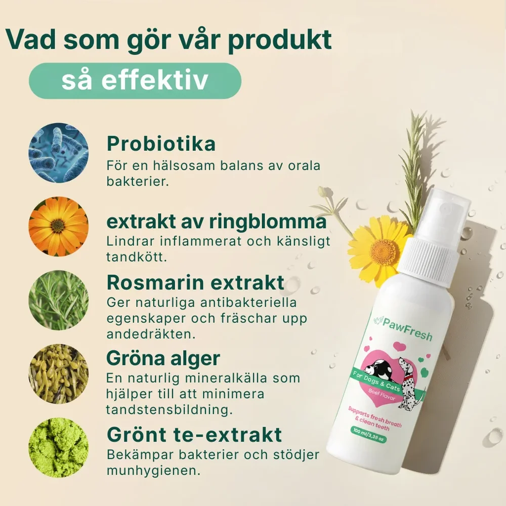 PawFresh® | Hundar/katter – Det handlar inte bara om andedräkten – det handlar om hälsa, välbefinnande och att äntligen göra något som verkligen fungerar. - Bild 3