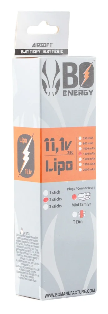 2 sticks 3S 11.1V 1300mAh 25C Lipo battery - Bild 3