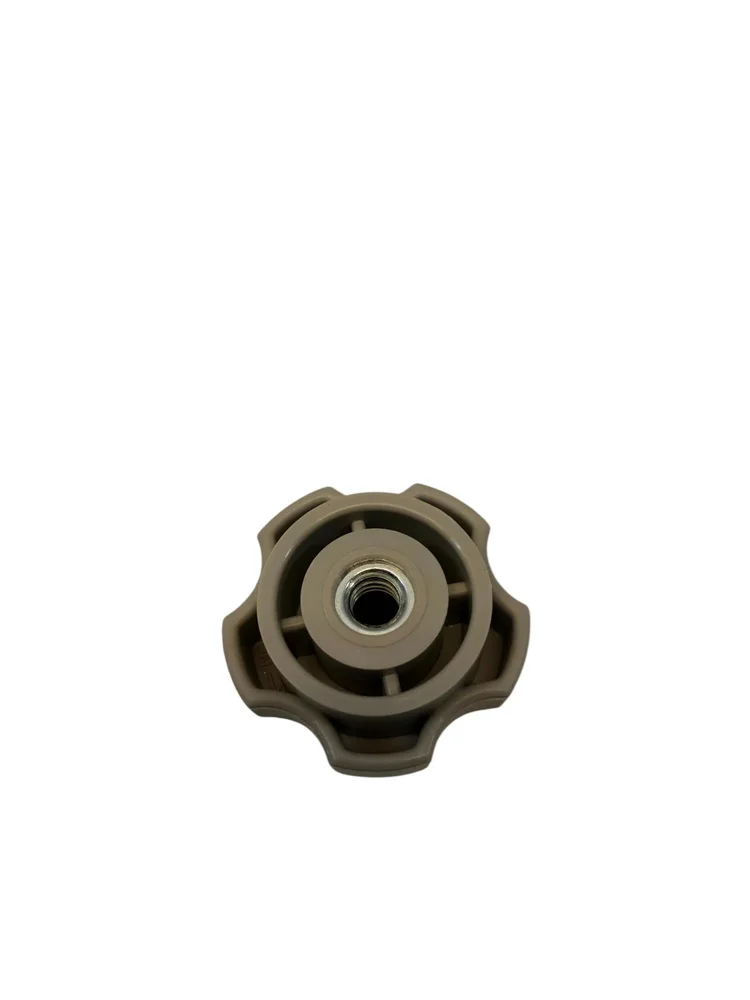 Knopp/ Mutter med gänga 1/4"-20 SS nylon skruvtyp 5-stjärnig form Grå - Bild 2