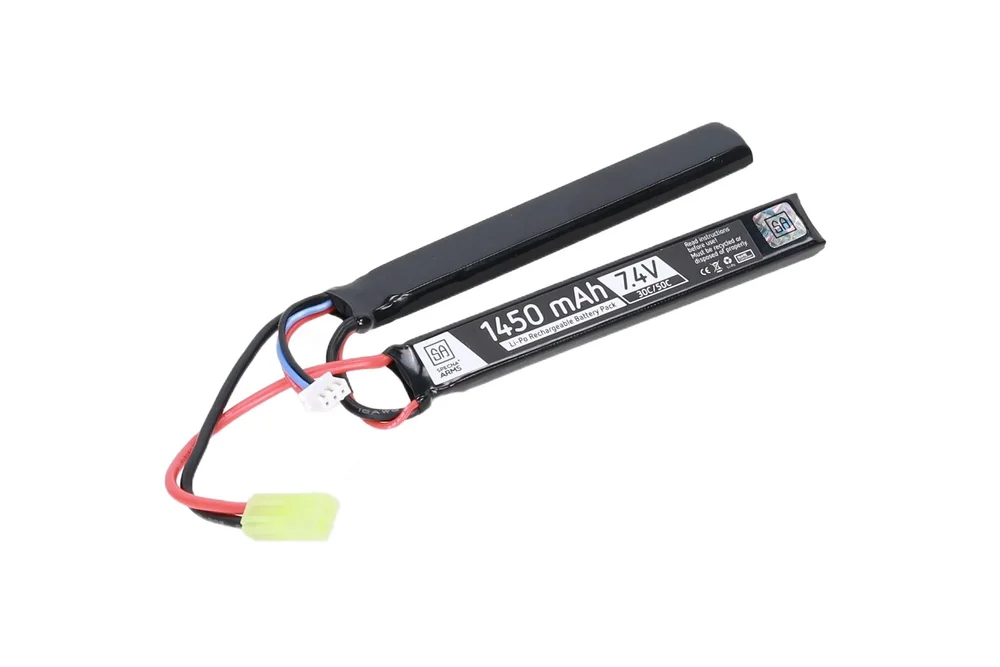 Specna Arms 7.4V 1450mAh 30/50C LiPo battery 2-module Tamiya mini - Bild 2