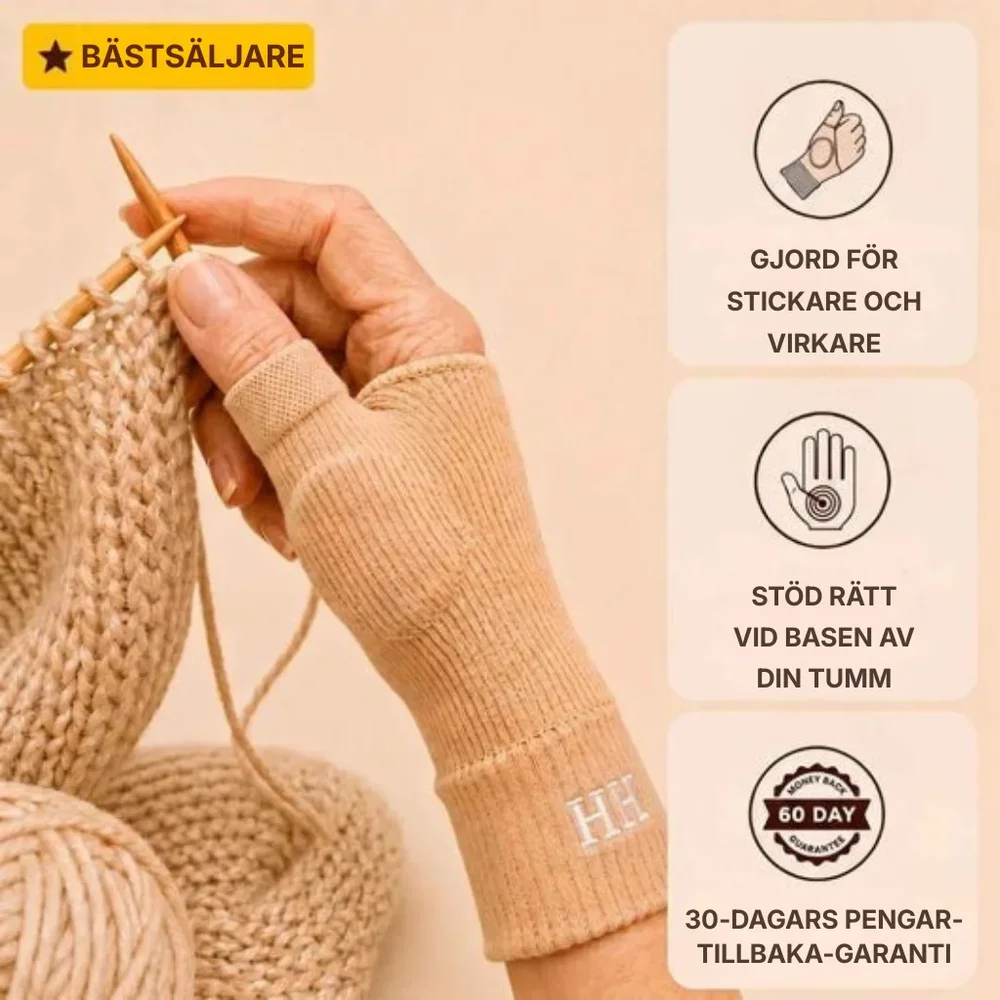 GreppLätt® Handskar med tumstöd – 1 par - Bild 1