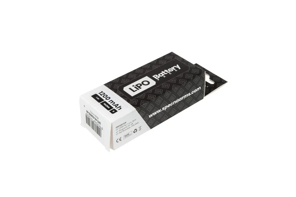 LiPo 7,4V 1200mAh 15/30C Battery - Butterfly Configuration - T-Connect (Deans) - Bild 2