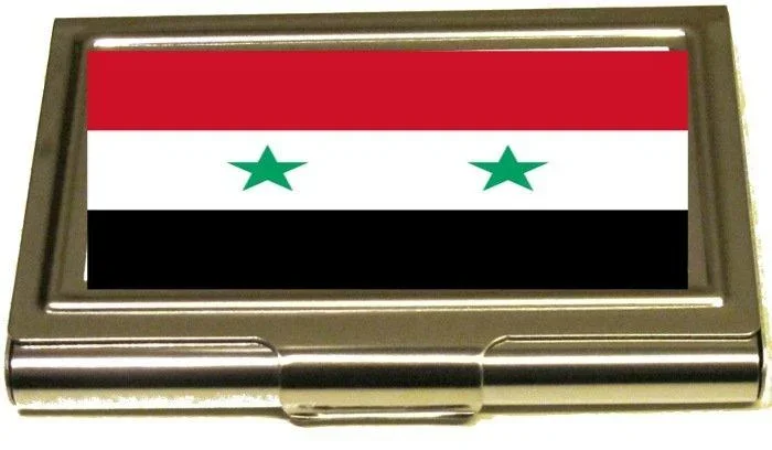 Korthållare  - Syria Flagga - Bild 1
