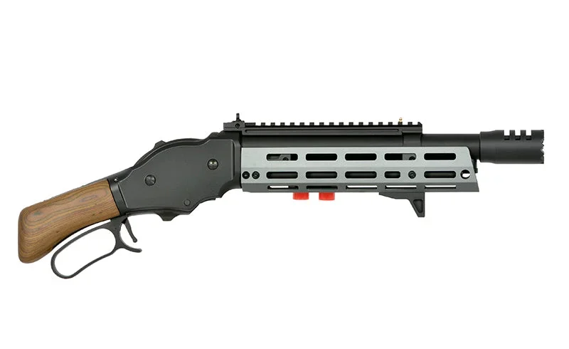 AT8701GY lever-action shotgun replika, kort - Bild 2