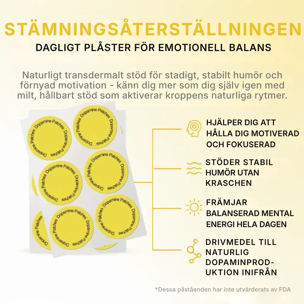 Mavion® Dopaminplåster | Förbättra humöret på naturlig väg för att öka koncentrationen och motivationen - Bild 2