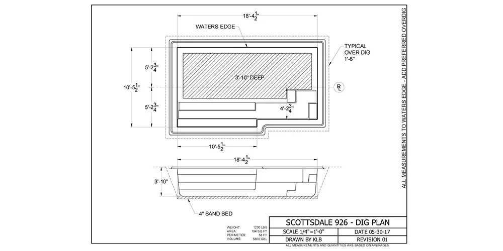 Glasfiberpool Scottsdale