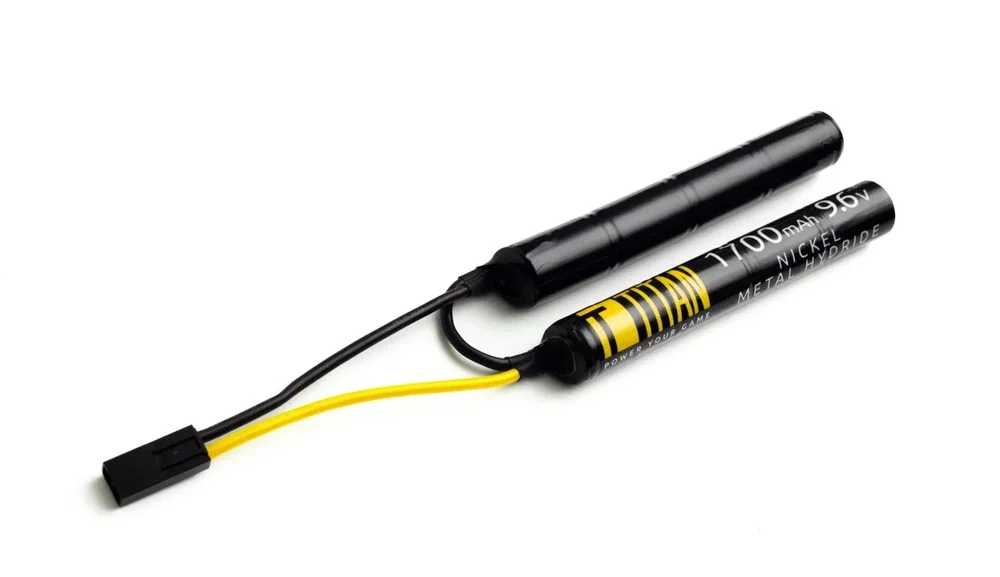 TITAN NiMH Batteri 9.6V 1700mAh – Nunchuk (Dual) Small Tamiya - Bild 2