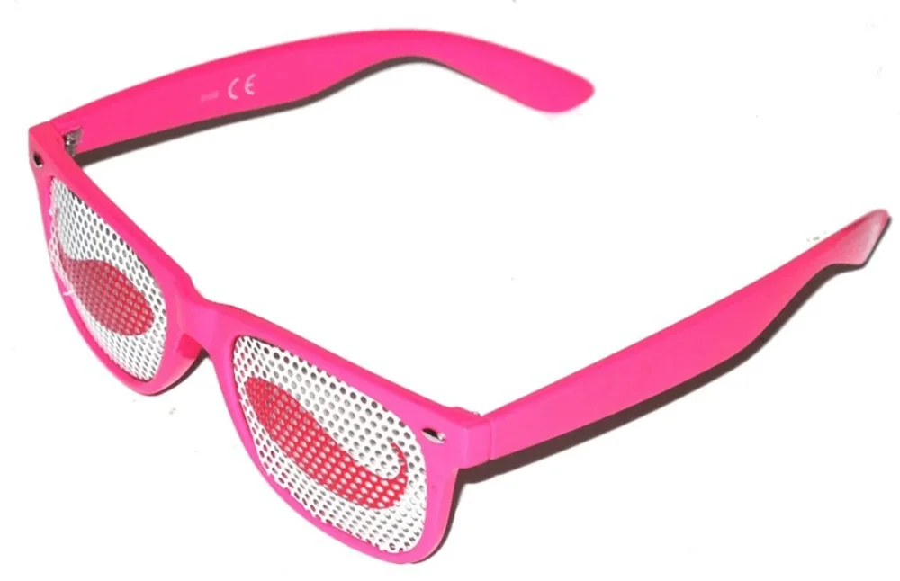Solglasögon Retro - Pink Mustache