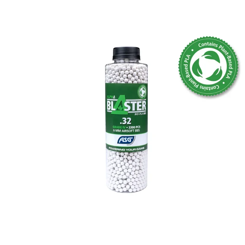 Alpha Blaster PLA Kugler 0,32 g – 3300 stk. bio