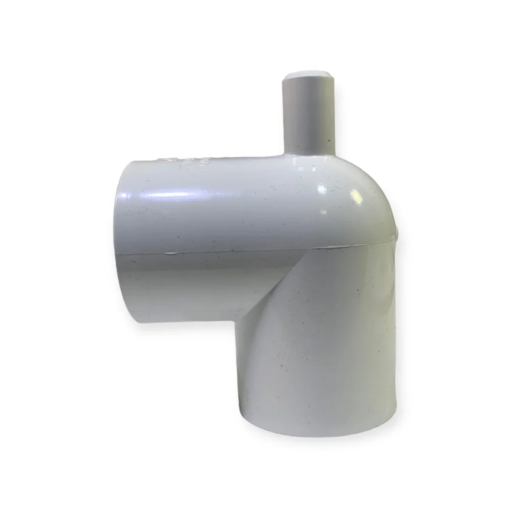 PVC vinkel 90 gr 2" hona med luftning 3/4" slangkoppling CS - Bild 2