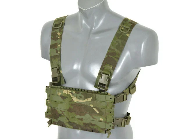 Chest Rig COMPACT – Buckle Up, MOLLE laser-cut – Multicam Tropic - Bild 3