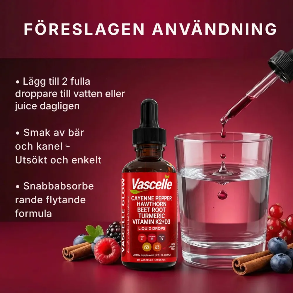 Vascelle® | Droppar som främjar blodflöde, cirkulation och hjärthälsa - Bild 3