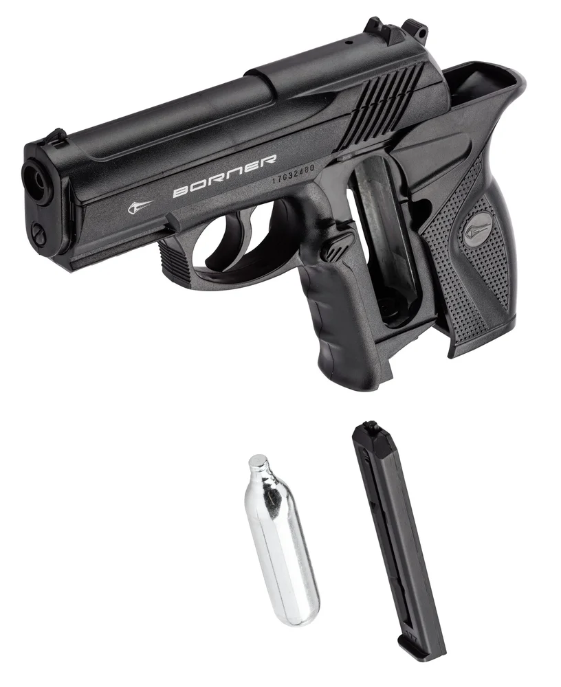 Borner C11 CO2-pistol med fast cylinderhoved, kal. 4,5 mm BB - Bild 2