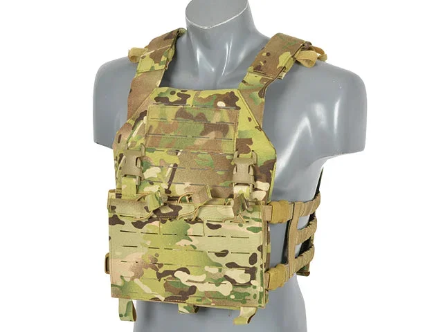 Buckle Up Assault Plate Carrier med AR15/AK-magasinlomme, laser-cut – Multicam - Bild 2