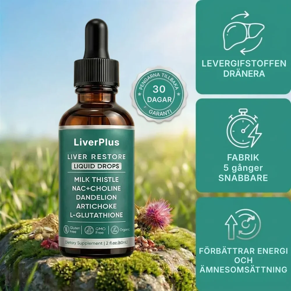 LiverPlus® | Varför du känner dig trött, tung och uppsvälld efter att ha ätit — och hur leverdroppar kan vända på detta på 7 dagar - Bild 3