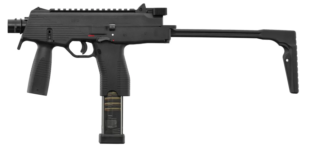 Maruyama MP-IX GBB Airsoft SMG med QD lyddæmper - Sort - Bild 3