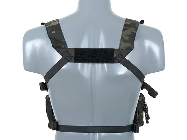 Buckle Up Chest Rig til Recce/Sniper – Multicam Black - Bild 2