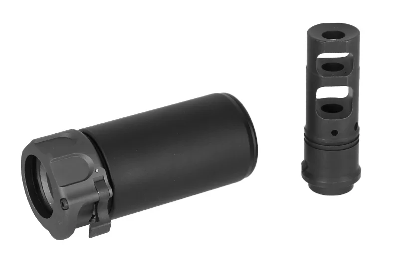 Angry Gun QD WARDEN BLAST lyddæmper med mundingsbremse, 14 mm CCW - Bild 2