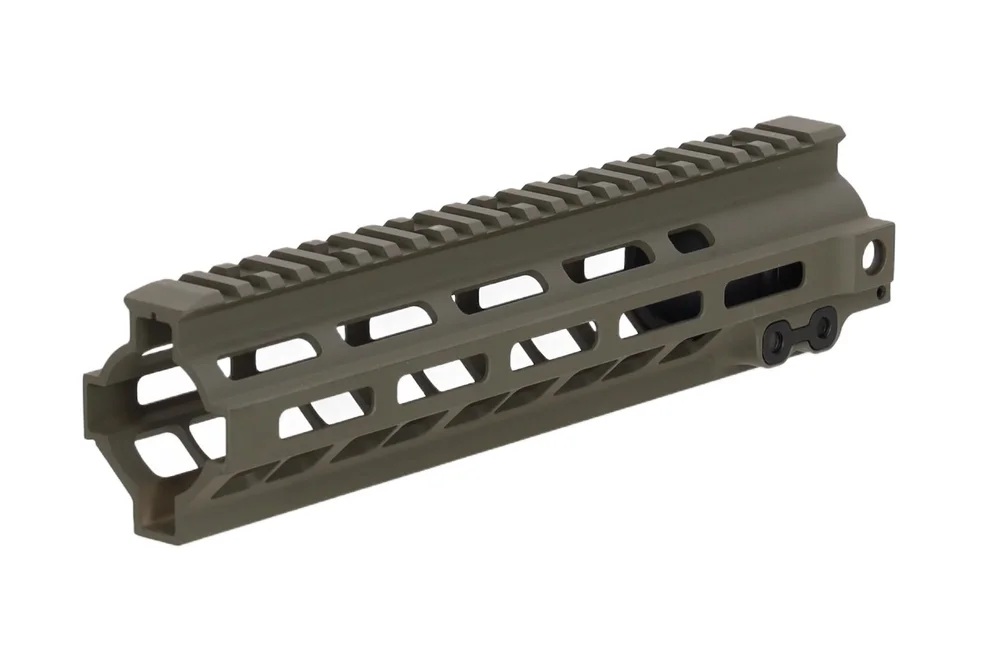 Specna Arms MK8-style M-LOK 9.5" mounting rail for M4/AR15 replicas - Olive - Bild 1