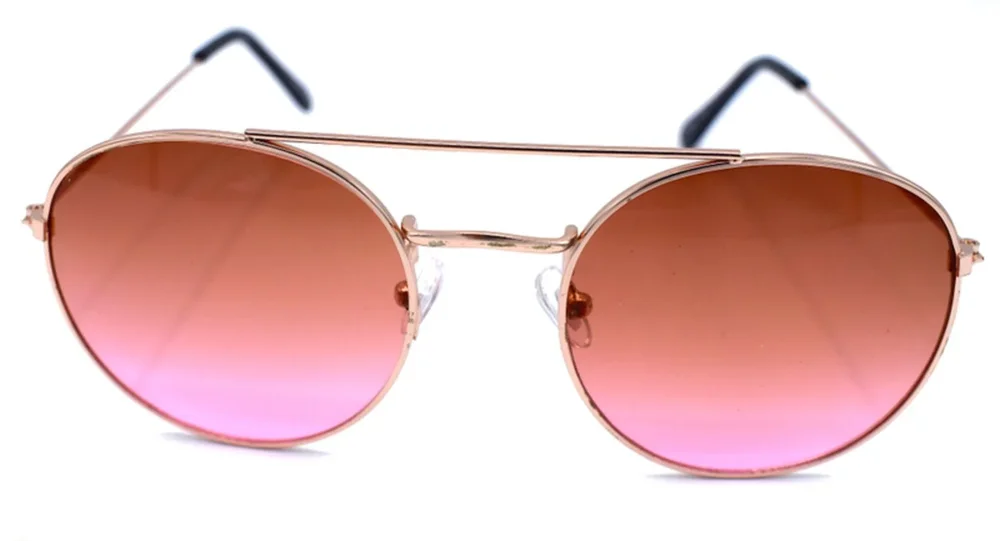 Solglasögon med båge - Rosa/guld - Bild 1
