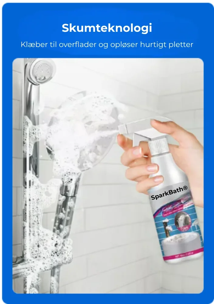 SparkBath® | Ditt badrum har aldrig varit så enkelt att rengöra - Bild 2